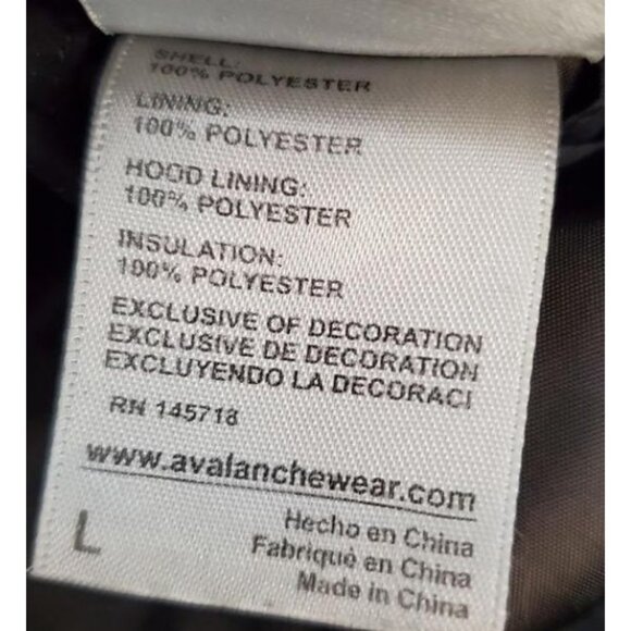 Avalanche Women's 3 in 1 Insulated Snow Ski Hooded Jacket With Pockets Gray/Brow - Picture 8 of 11